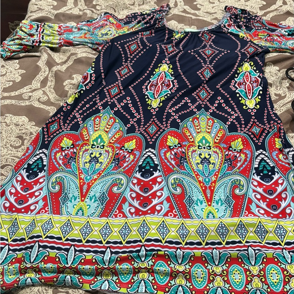 Colorful Patterned Dress
